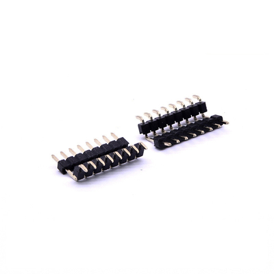 La fila doble plástica imprimió los conectores de la placa de circuito, echada SMD Pin Header de 2.54m m