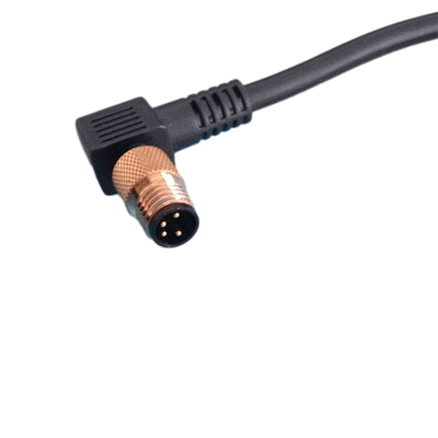 Asambleas impermeables femeninas al aire libre modificadas para requisitos particulares del conector 4pin del cable M8 del extremo libre de la longitud