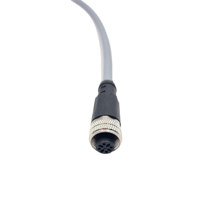 Varón impermeable de las asambleas de cable M12 a la hembra con 4 Pin 8 Pin Connector