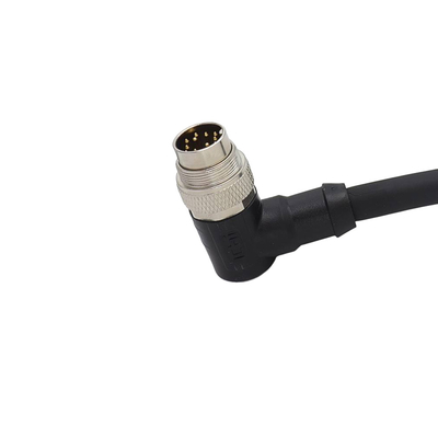 Varón industrial impermeable de la cubierta de PVC del grado de la asamblea de cable de Shell M5 M16 del metal a la hembra