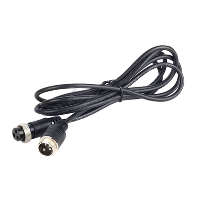 Hembra recta de cable Gx16 de las asambleas los 3Ft del metal impermeable eléctrico de la longitud M16