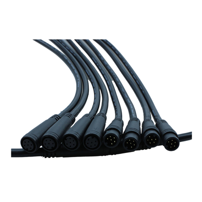 varón de la longitud de los 3Ft a la bicicleta impermeable femenina GPS de M8 6pin que coloca la chaqueta de PVC del cable