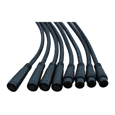 varón de la longitud de los 3Ft a la bicicleta impermeable femenina GPS de M8 6pin que coloca la chaqueta de PVC del cable