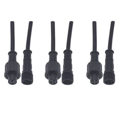 Tira impermeable de la luz del Pin 4 Pin For LED del Pin 3 de las asambleas de cable del PVC M11 2
