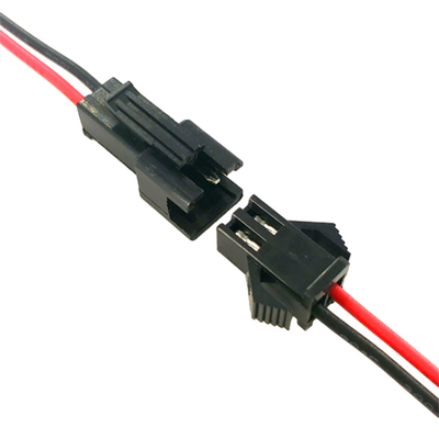 Longitud negra de las alternativas 250m m de Jst SM de la echada de las asambleas de cable de alambre del color 2.5m m