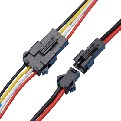Longitud negra de las alternativas 250m m de Jst SM de la echada de las asambleas de cable de alambre del color 2.5m m