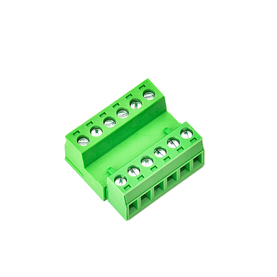 Echada del alambre XK2EDGA 5.08M M del conector del bloque de terminales del PWB del color verde