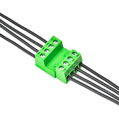 Echada del alambre XK2EDGA 5.08M M del conector del bloque de terminales del PWB del color verde