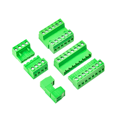 Echada del alambre XK2EDGA 5.08M M del conector del bloque de terminales del PWB del color verde