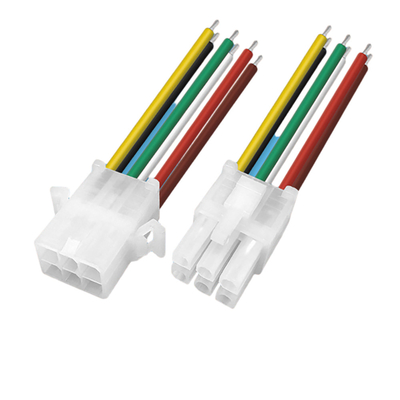 Arnés de cable modificado para requisitos particulares multicolor con equivalente del conector de la echada 3191 de 3.96m m