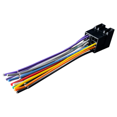 Haz de cables de encargo del coche del multicolor, asambleas de cable de audio del DVD VDO del CD