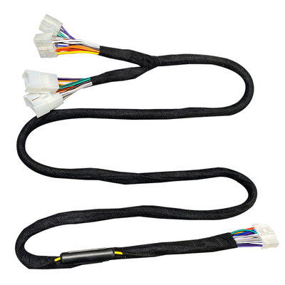 arneses automotrices del alambre del 1M Length Black Jacket para el coche de Corolla Camry Reiling