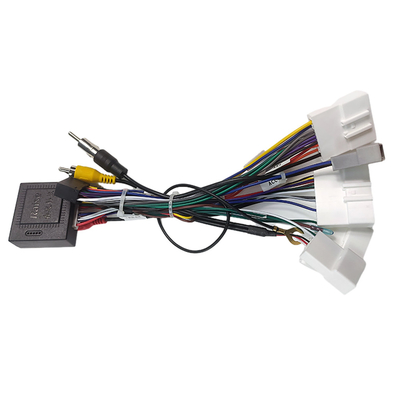 El arnés de cable 3 de RCA de 1,5 metros ramifica color rojo terminal de los Gps para Nissan Vehicle