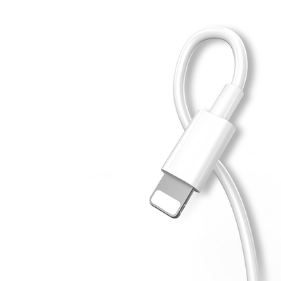 Cable de datos de la carga por USB del PVC del ODM del OEM 2.4A para Iphone rápidamente que carga