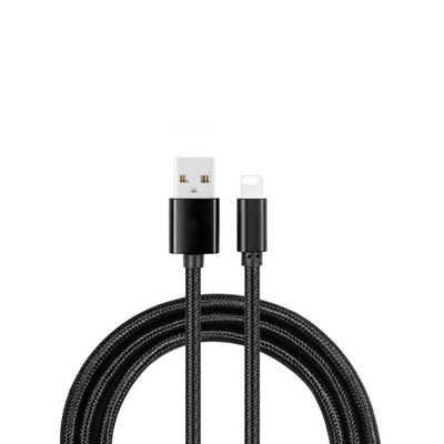 El cable de datos de carga rápido del OEM, el USB micro de nylon telegrafía 2.4A para Iphone