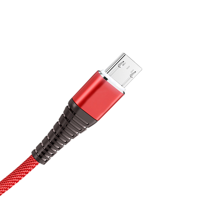Los datos trenzados de nylon de la carga por USB de la capa telegrafían los 3Ft 2.4A para Mp3 Mp4