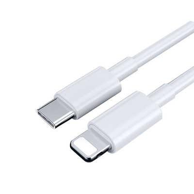 color blanco del Usb C a de C del cable de datos de la carga por USB de la longitud de los 3Ft Usb3.1 con la chaqueta de PVC