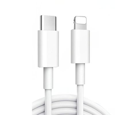 color blanco del Usb C a de C del cable de datos de la carga por USB de la longitud de los 3Ft Usb3.1 con la chaqueta de PVC