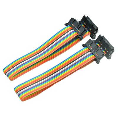 Conectores modificados para requisitos particulares de la echada del indicador de alambre de IDC 16 Pin Flat Ribbon Cable With AWG28# 2.54m m