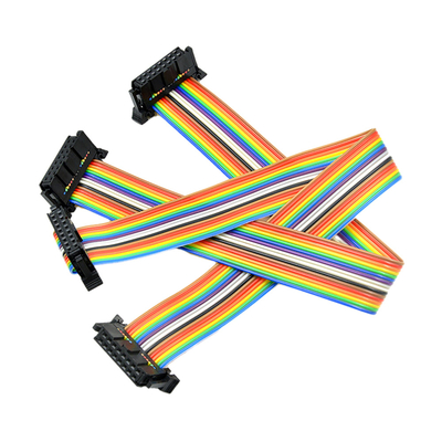Conectores modificados para requisitos particulares de la echada del indicador de alambre de IDC 16 Pin Flat Ribbon Cable With AWG28# 2.54m m