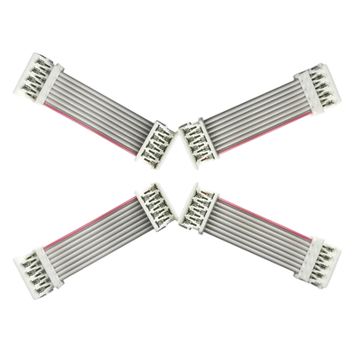 Echada plana Grey Color de la longitud 2.54m m 1.27m m de los cables de cinta UL2651 el 15cm