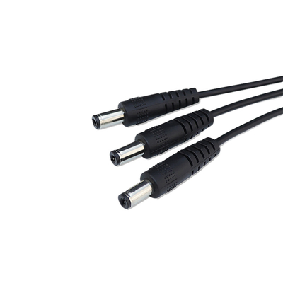 Enchufe de las asambleas de cable de la corriente continua de DC5521 DC5525 5.5×2.5 milímetro para abrir el adaptador