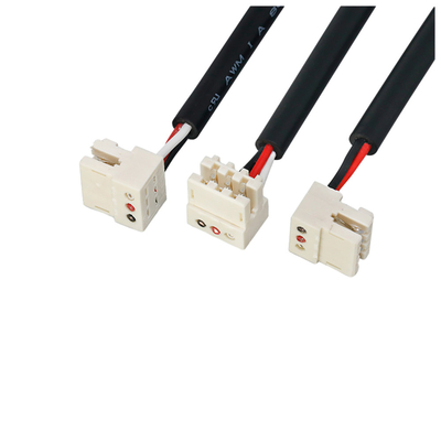 asambleas de cable de la longitud IDC de los 30cm con el conector de poder beige de Lumberg 3515 del color