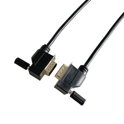 Ángulo multi del cable serial de DB9 Pin Extension Male To Female a la izquierda e a la derecha