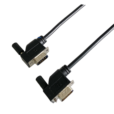 Ángulo multi del cable serial de DB9 Pin Extension Male To Female a la izquierda e a la derecha