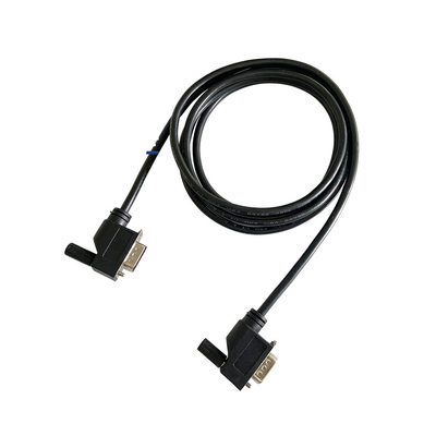 Ángulo multi del cable serial de DB9 Pin Extension Male To Female a la izquierda e a la derecha