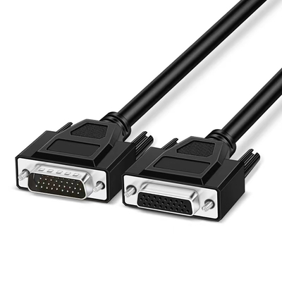El varón al serial del enchufe masculino Rs232 telegrafía los 3ft con el conector sub de DB9 DB15 DB25 D