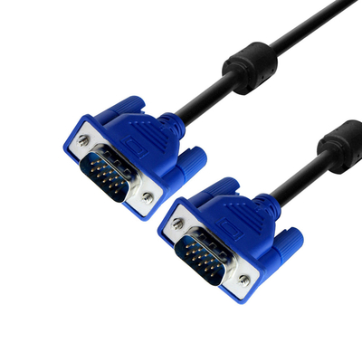 El varón al serial del enchufe masculino Rs232 telegrafía los 3ft con el conector sub de DB9 DB15 DB25 D