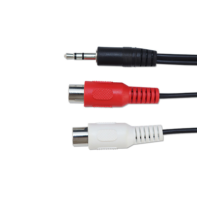 cables audios/video 3 RCA de los 20m a 3 RCA con el convertidor audio del adaptador de enchufe masculino