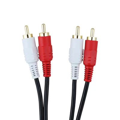cables audios/video 3 RCA de los 20m a 3 RCA con el convertidor audio del adaptador de enchufe masculino
