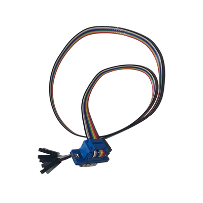 Tipo modificado para requisitos particulares echada 10P de los cables de audio y vídeo DIDC de DB9 Pin To 2.54m m