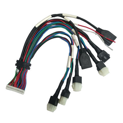 ATX que contiene la vivienda de la encrespadura del alambre de la asamblea de cable de Overmolding JST PH2.0 a la hembra USB2.0