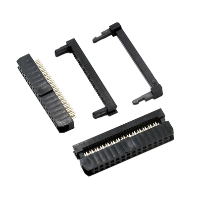 Echada de Pin Cable Connector Black Color 1.27m m 2.0m m de la hembra 14 de IDC