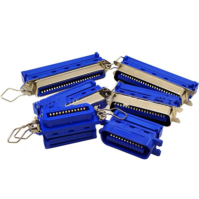 57 Pin 36 Pin Female Male For Printer del Pin 64 de la vivienda 50 del conector del alambre del NC