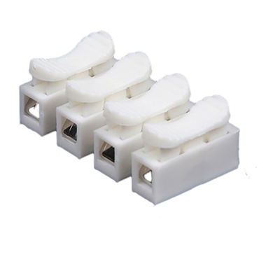 5 uno mismo de vivienda de Screwless del conector del alambre del Pin CH2 que cierra el terminal del empuje para la iluminación del LED