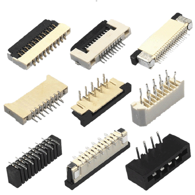 Conector del Pin FFC de la INMERSIÓN 40 de SMT ZIF con la echada de 0.5m m 0.8m m 1.0m m