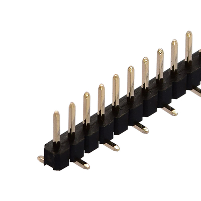 Tipo de ángulo recto recto de la fila de SMT Pin Header Connector Single Dual
