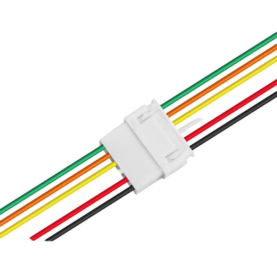Conjunto de cables de alambre ignífugo con conectores de luz dorada o de estaño
