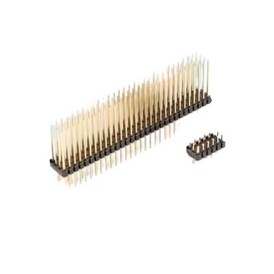 Conector de PCB Flash de oro de 2.0 mm Pitch a través del encabezado del pin de agujero de 2.54 mm Pitch Male