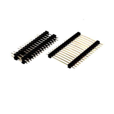 Conector de PCB Flash de oro de 2.0 mm Pitch a través del encabezado del pin de agujero de 2.54 mm Pitch Male