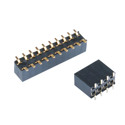 2P-40P Conector de PCB de doble fila SMT con encabezado femenino de 2,54 mm