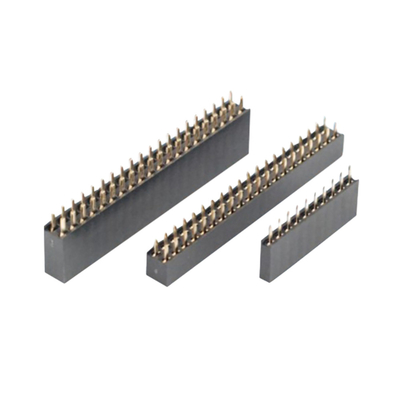 fila dual 4P del conector del PWB de SMT Pin Header de la echada de 1.27m m a 60P THT