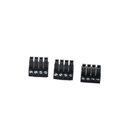 Color negro 3.50mm Pitch Mueble de conector de cable femenino masculino para el hogar