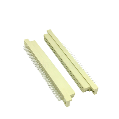 Din41612 2.54mm Pitch DIN conector 48 pines femenino 3 filas tipo de toma de corriente C a través del agujero de la bandeja vertical de embalaje