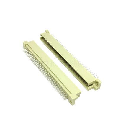 Din41612 2.54mm Pitch DIN conector 48 pines femenino 3 filas tipo de toma de corriente C a través del agujero de la bandeja vertical de embalaje