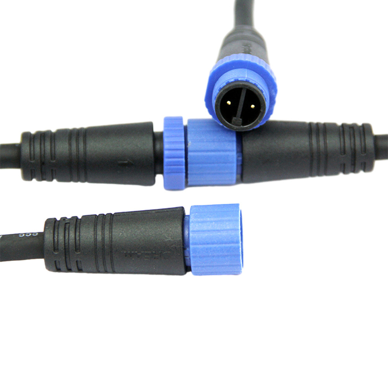2 Pin 3 Pin Power Conjuntos de cables a prueba de agua, arneses verdes del alambre del conector de la energía XH